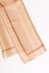 Thumbnail for Retro Chic All-Over Print Silk Scarf