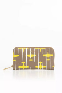 Thumbnail for Elegant Striped Leather Zip Wallet