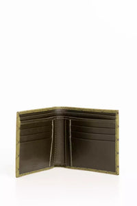 Thumbnail for Elegant Green Crespo Leather Monogram Wallet
