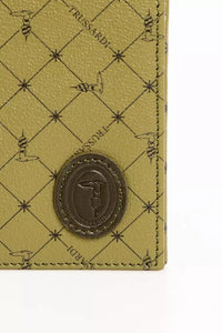 Thumbnail for Elegant Green Crespo Leather Monogram Wallet
