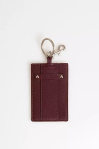 Thumbnail for Elegant Leather Keychain with Stud Accents