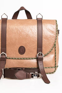 Thumbnail for Elegant Craquele-Effect Calfskin Briefcase