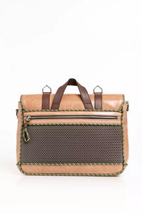 Thumbnail for Elegant Craquele-Effect Calfskin Briefcase