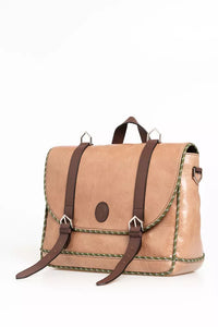Thumbnail for Elegant Craquele-Effect Calfskin Briefcase
