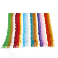 Thumbnail for Chic Geometric Patterned Scarf with Fringes