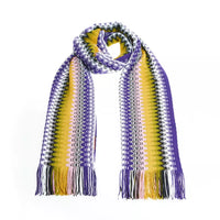 Thumbnail for Geometric Pattern Fringed Scarf