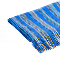 Thumbnail for Vibrant Geometric Pattern Fringed Scarf