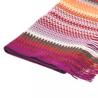 Thumbnail for Geometric Pattern Fringed Scarf in Vibrant Hues