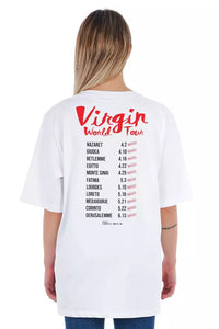 Thumbnail for Oversized Cotton Tee with Chic Prints