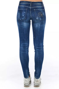 Thumbnail for Chic Worn Wash Skinny Denim Jeans