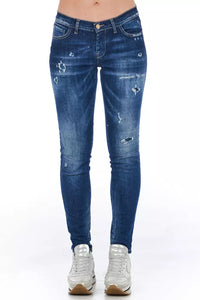 Thumbnail for Chic Worn Wash Skinny Denim Jeans