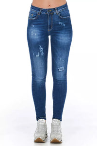 Thumbnail for Chic Worn Wash Denim Jeans for Sophisticated Style