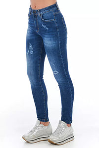Thumbnail for Chic Worn Wash Denim Jeans for Sophisticated Style
