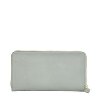 Thumbnail for Elegant Grey Calfskin Wallet for Her