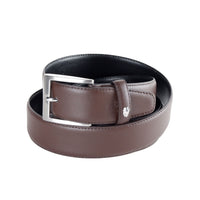 Thumbnail for Elegant Reversible Leather Belt - Dual Tone