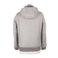 Thumbnail for Elegant Beige Padded Wool-Cashmere Jacket