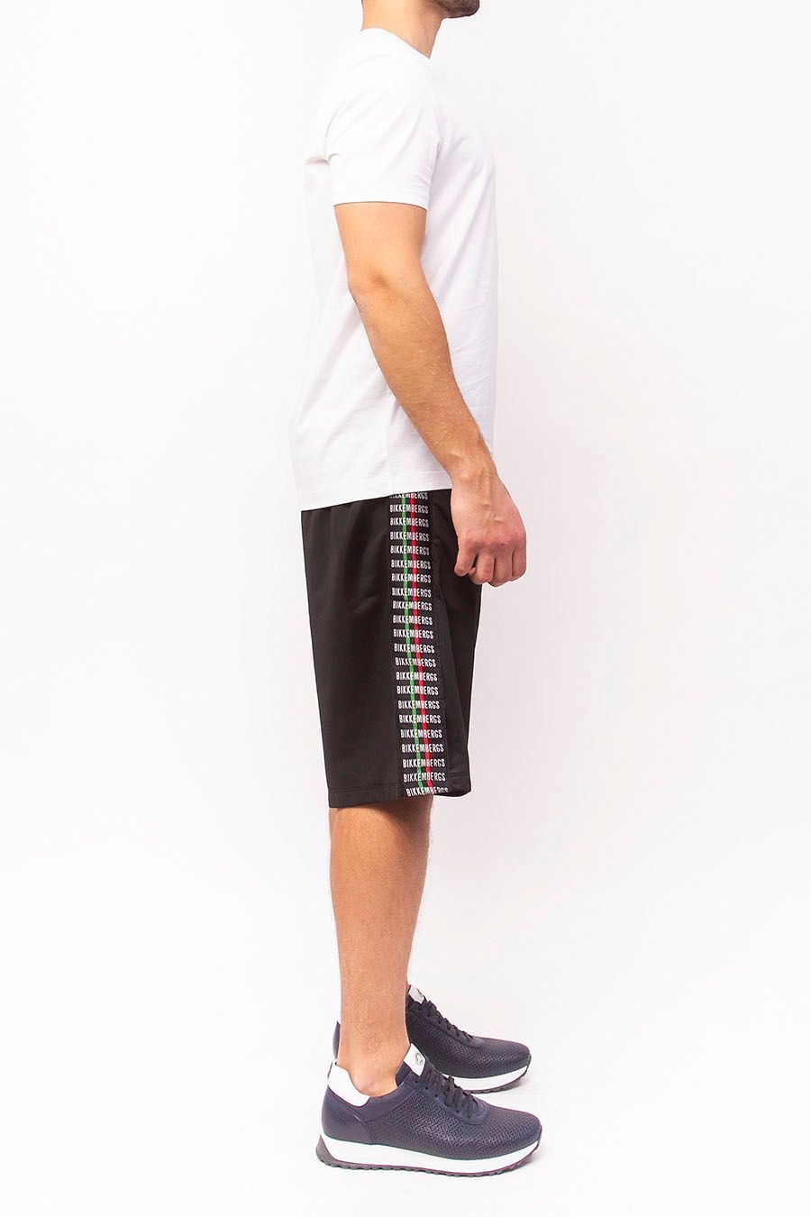 Sleek Anniversary Striped Bermuda Shorts
