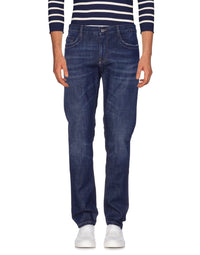 Thumbnail for Sleek Dark Blue Regular Fit Jeans