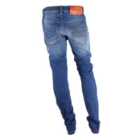 Thumbnail for Sleek Dark Blue Regular Fit Jeans