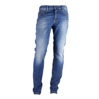 Thumbnail for Sleek Dark Blue Regular Fit Jeans