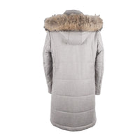 Thumbnail for Italian Elegance Wool-Cashmere Men's Raincoat