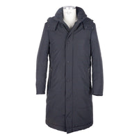 Thumbnail for Italian Elegance Wool-Blend Men's Raincoat