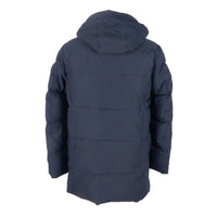 Thumbnail for Sleek Blue Men's Hooded Jacket