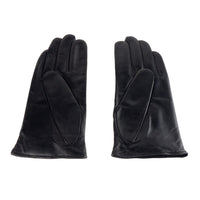 Thumbnail for Elegant Black and Blue Lambskin Gloves