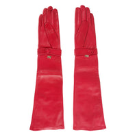 Thumbnail for Elegant Lambskin Leather Gloves in Pink