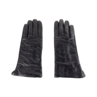 Thumbnail for Elegant Black Lambskin Leather Gloves