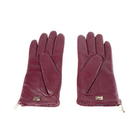 Thumbnail for Elegant Burgundy Lambskin Gloves