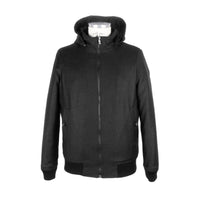 Thumbnail for Elegant Men's Wool-Cashmere Hooded Jacket