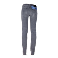 Thumbnail for Elegant Gray Handcrafted Women's Jeans