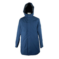 Thumbnail for Stylish Men's Long Hooded Jacket in Blue