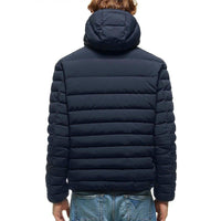 Thumbnail for Blue Ultra Light Down Jacket with Cover Mask