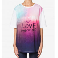 Thumbnail for Chic Love Moschino Iconic Front Tee