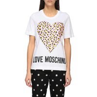 Thumbnail for Chic Animalier Heart Print Cotton Tee