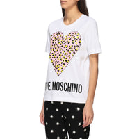 Thumbnail for Chic Animalier Heart Print Cotton Tee