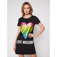 Thumbnail for Chic Heart Print Cotton Dress