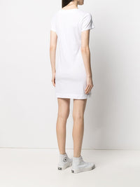 Thumbnail for Chic Cotton Heart Print Dress - Short Sleeves