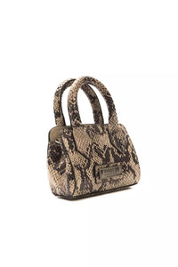 Thumbnail for Chic Python Print Leather Mini Tote