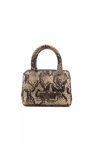 Thumbnail for Chic Python Print Leather Mini Tote