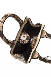 Thumbnail for Chic Python Print Leather Mini Tote