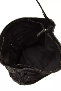 Thumbnail for Chic Python Print Leather Shoulder Bag