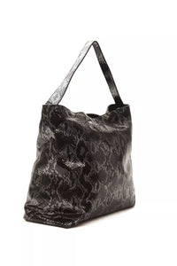 Thumbnail for Chic Python Print Leather Shoulder Bag