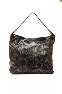 Thumbnail for Chic Python Print Leather Shoulder Bag