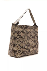 Thumbnail for Elegant Python Print Leather Shoulder Bag
