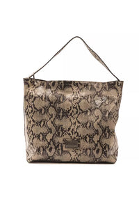 Thumbnail for Elegant Python Print Leather Shoulder Bag
