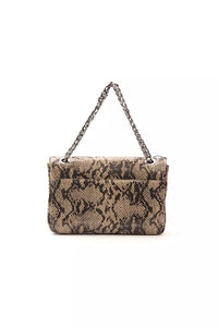 Thumbnail for Elegant Python Print Leather Crossbody Bag