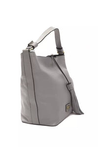 Thumbnail for Chic Gray Leather Shoulder Bag - Adjustable Strap